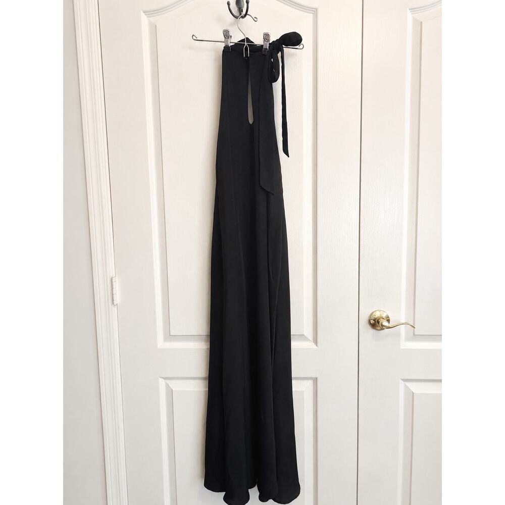 VICI x Hayley 2021 Limited Edition Black Halter  Maxi Dress M Dark Feminine - Picture 7 of 9